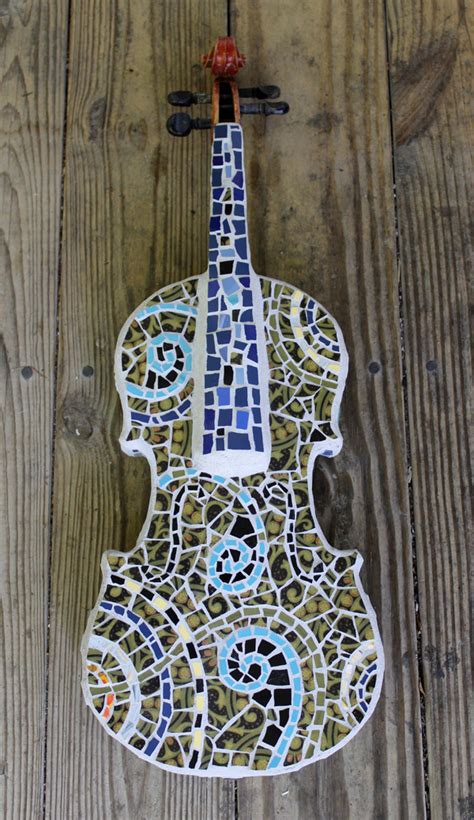 A Mosaic Violin For The Newton Mid Kansas Symphony Orchestra Lora