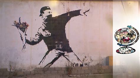 Most people use the term anonymous when referring to him. Banksy's Murals Left Trail Of Conflict In Palestine - YouTube