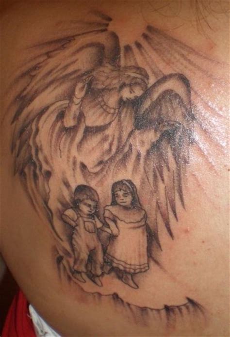 Phrases Tattoos For Girls Guardian Angel Tattoos For Girls