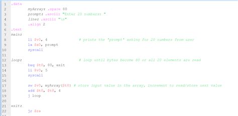 Solved I Have A Program Written In MIPS Assembly Language Chegg Com