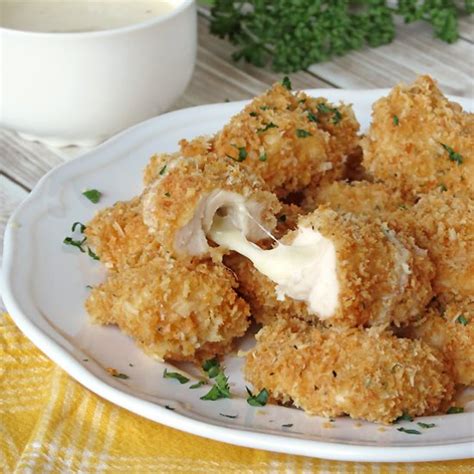 Reviewed by millions of home cooks. Baked Chicken Nuggets Stuffed With Mozzarella - Yummy ...