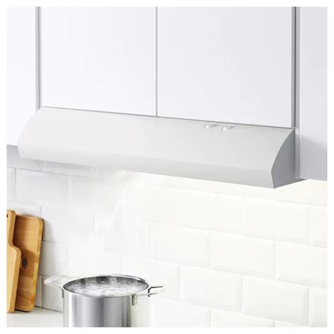Remove the grease ﬁ lters. LUFTIG Vented extractor fan - white - IKEA (With images ...