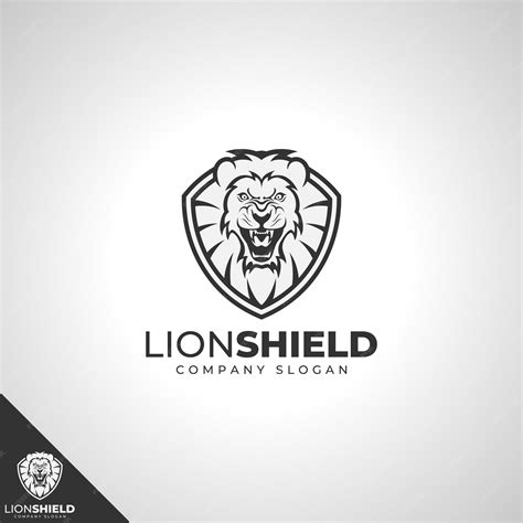 Premium Vector Lion Shield Logo Template