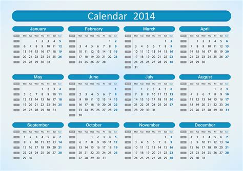 6 Best Images Of Printable Month Calendar 2014 6 Month Calendar 2014