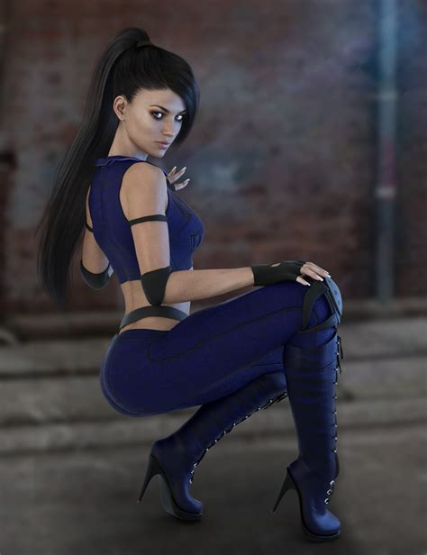 X Fashion Combat Outfit For Genesis 3 Females Daz 3d