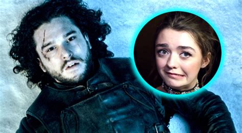 Maisie Williams On Jon Snows Game Of Thrones Fate