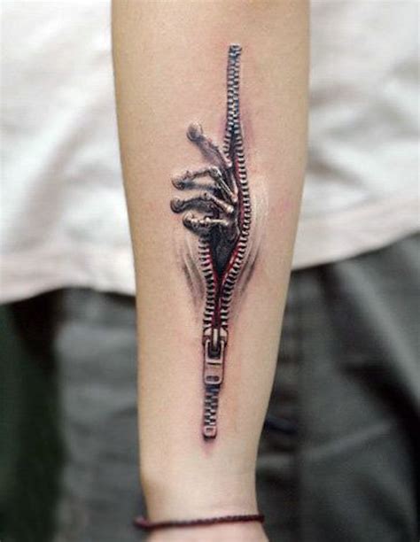 Zipper Tattoos Designs Ideas And Meaning Tattoos For You