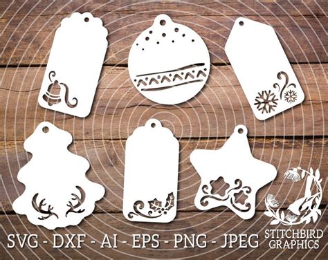 Christmas T Tags Svg Instant Download Commercial Use Etsy