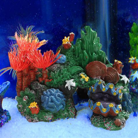 Resin Coral Reef Mountain Cave Aquarium Fish Tank Landscape Ornament