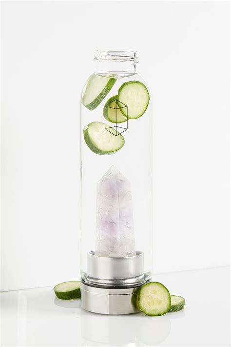 Slide View 4: Crystal Elixir Water Bottle | Infused water bottle, Water bottle, Bottle