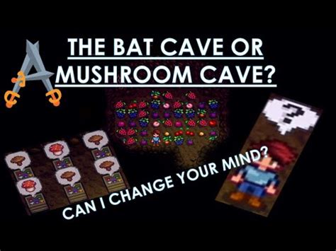 Stardew Valley The Mushroom Cave or the Bat Cave? - YouTube