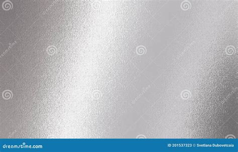 Silver Metallic Effect Foil Silver Texture Gradient Background Metal
