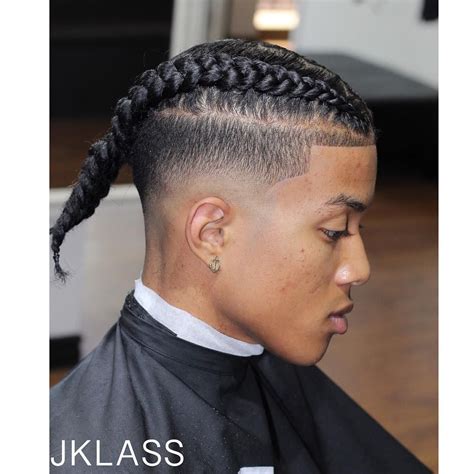 20 Braids With Fade Haircut Fashion Style