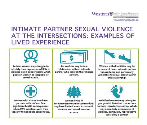 Intimate Partner Sexual Violence At The Intersections Examples Of Lived Experience Learning