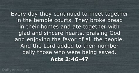Acts 246 47 Bible Verse