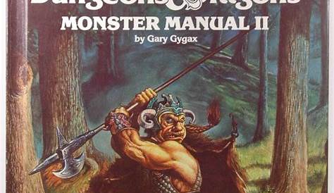 Advanced Dungeons and Dragons: Monster Manual II (#2016) by Gygax, Gary