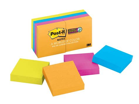 Post It Super Sticky Mini Sticky Notes Winc