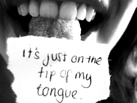 It S On The Tip Of My Tongue Evil English