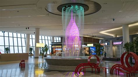 Laguardia Airport Experience Enhanced With Projection Mapped Water Art