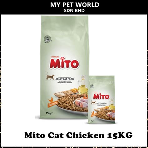 Mito Premium Adult Chicken Cat Food 15kg Shopee Malaysia