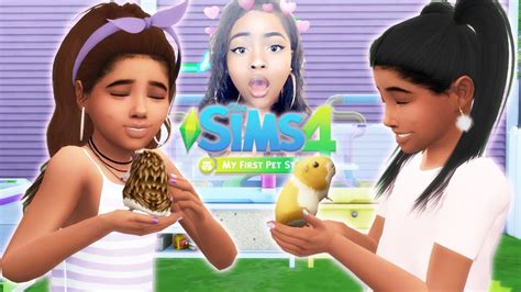 Wittle Hamster 🐹😍😱 The Sims 4 My First Pet Stuff Overview Youtube