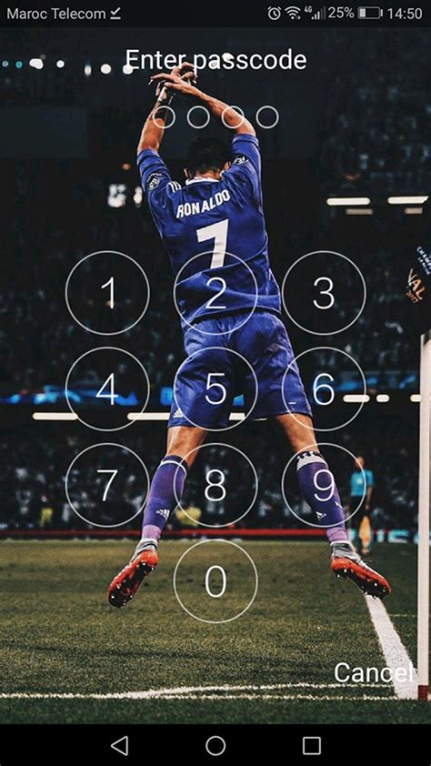 Descarga De Apk De Keypad Lock Screen For Cristiano Ronaldo 2018 Para