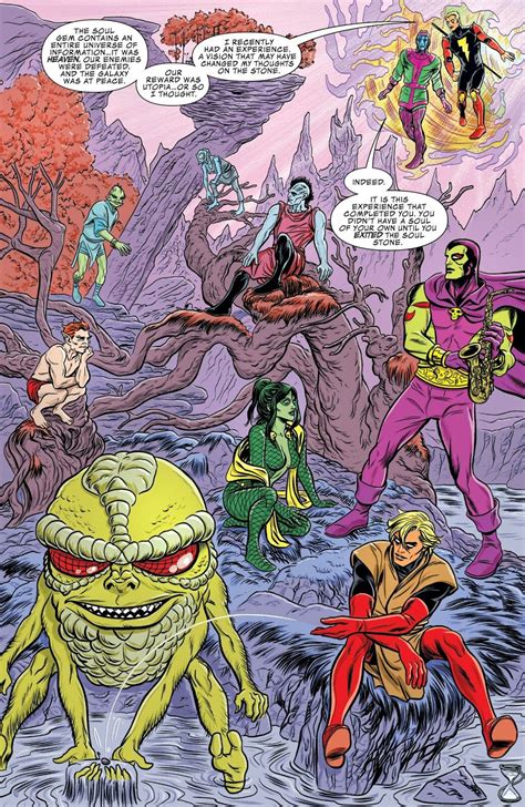 Inside The Soul Gem Adam Warlock Marvel Comic Universe Comic Books Art
