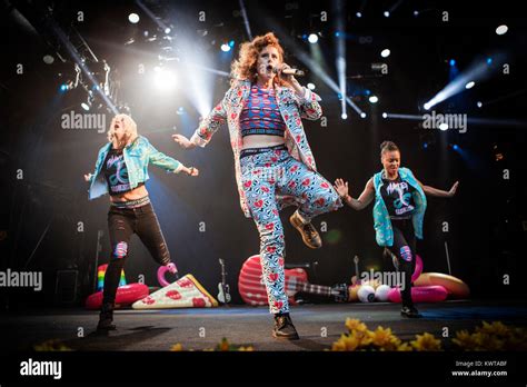 denmark skanderborg august 10 2017 the canadian singer and songwriter kiesza performs a