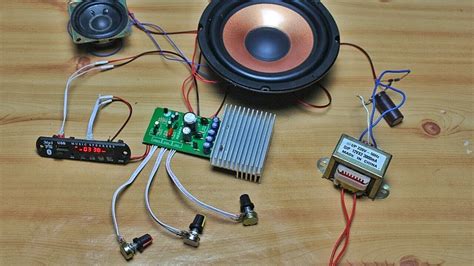 Build A Amplifier With Diy Kit Amazing Diy Bluetooth Speaker Youtube