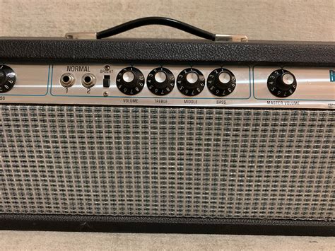 1970s Fender Bassman 100 Silverface Tube Amplifier Amp Head Reverb