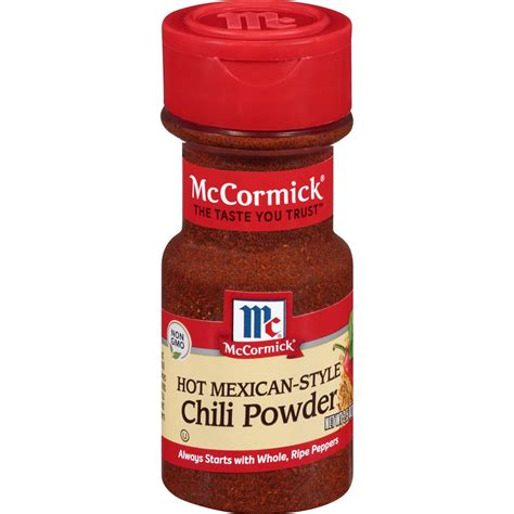 Mccormick Hot Mexican Chili Powder 25 Oz