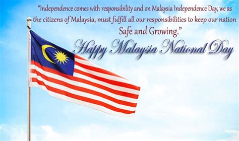 History of malaysian independence day the day commemorates the independence of the federation of malaya from british colonial rule in 1957. Malaysia Hari Merdeka - 62th Happy Malaysia National Day ...
