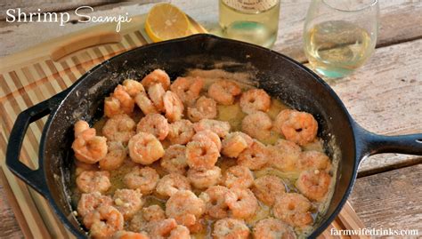 Shrimp get coated in the very best creamy parmesan garlic sauce and is wonderful tossed with fresh pasta. Shrimp Scampi with White Wine Butter Sauce - The Farmwife ...