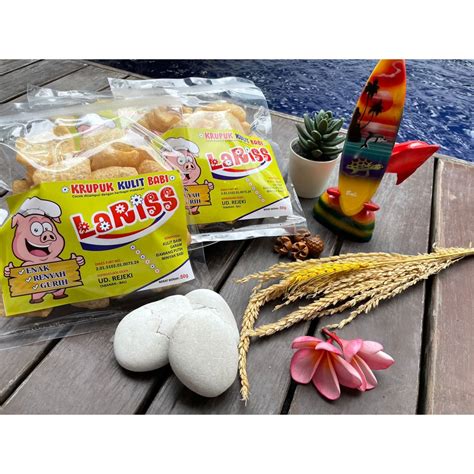 Jual Krupuk Kulit Babi Laris Oleh Oleh Khas Bali Shopee Indonesia