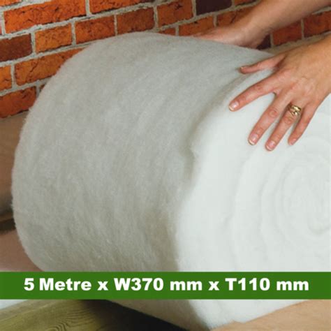 Itch Free Loft Insulation Roll New Size 5 Metre X W370 Mm X T110 Mm