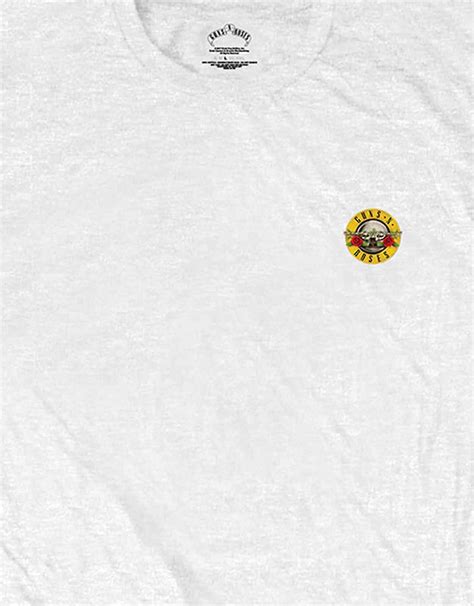 Guns N Roses Classic Band Logo Back Print T Shirt Fruugo Us