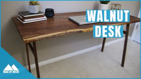 How I Made A Desk Out Of Walnut Youtube