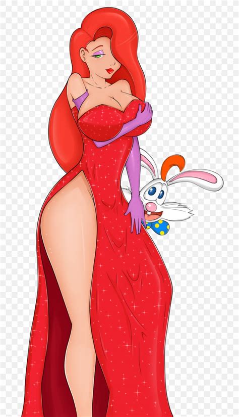 Jessica Rabbit Who Censored Roger Rabbit Leporids PNG X Px Watercolor Cartoon Flower