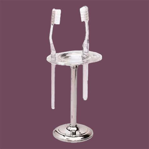 Having a freestanding design, the toothbrush holder allows you the flexibility to. Vintage Freestanding Toothbrush Holder Chrome Brass
