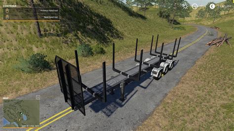 Mod Timber Runner Wide With Autoload Wood V10 Farming Simulator 22