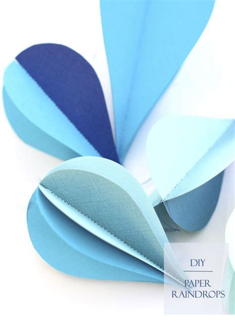 Paper Raindrops Diy Paper Clouds Balloon Clouds Diy Clouds Balloons