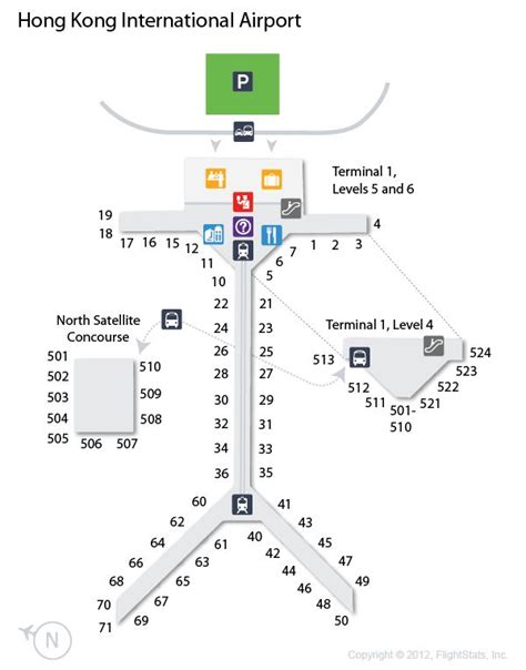 Hong Kong International Airport Map