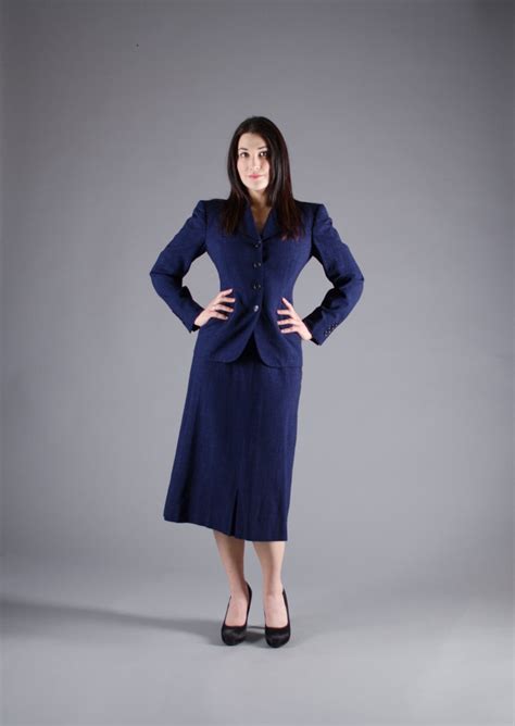 Vintage 1950s Suit 50s Womens Suit Memorandum Skirt Suit