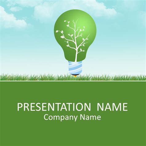 Green Energy Powerpoint Template Free Printable Templates