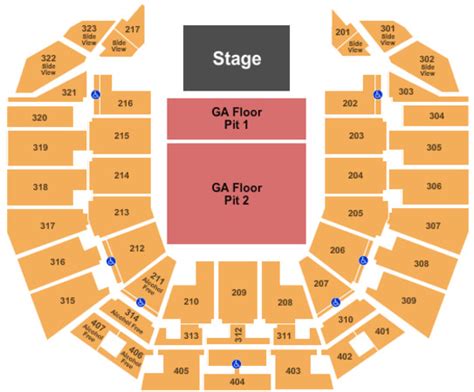 Perth Arena Tickets In Perth Western Australia Perth Arena Seating