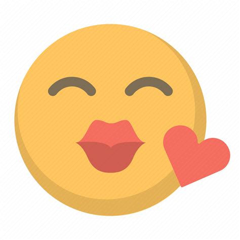 emoji flirt heart kiss love sext icon download on iconfinder