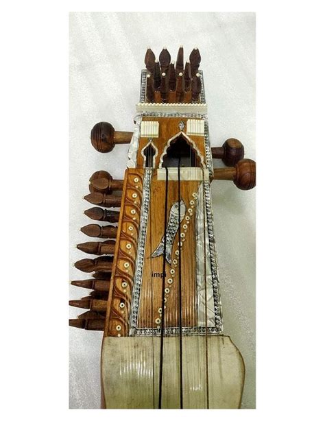 Tm Sarangi Wood With Original Bow And Heavy Padded Bag Tarana Musical