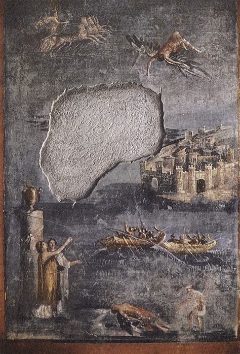 Image The Fall Of Icarus Fresco From Pompeii Ad