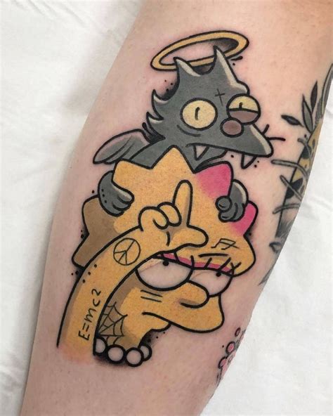 The Simpsons By Josep Canti Inkppl Tatuaje De Los Simpsons Dibujos