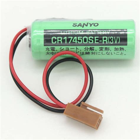 3v 2500mah Plc Replacement Battery With Plug For Cr17450se R A98l 0031